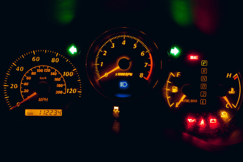 gas gauge odometer car generic