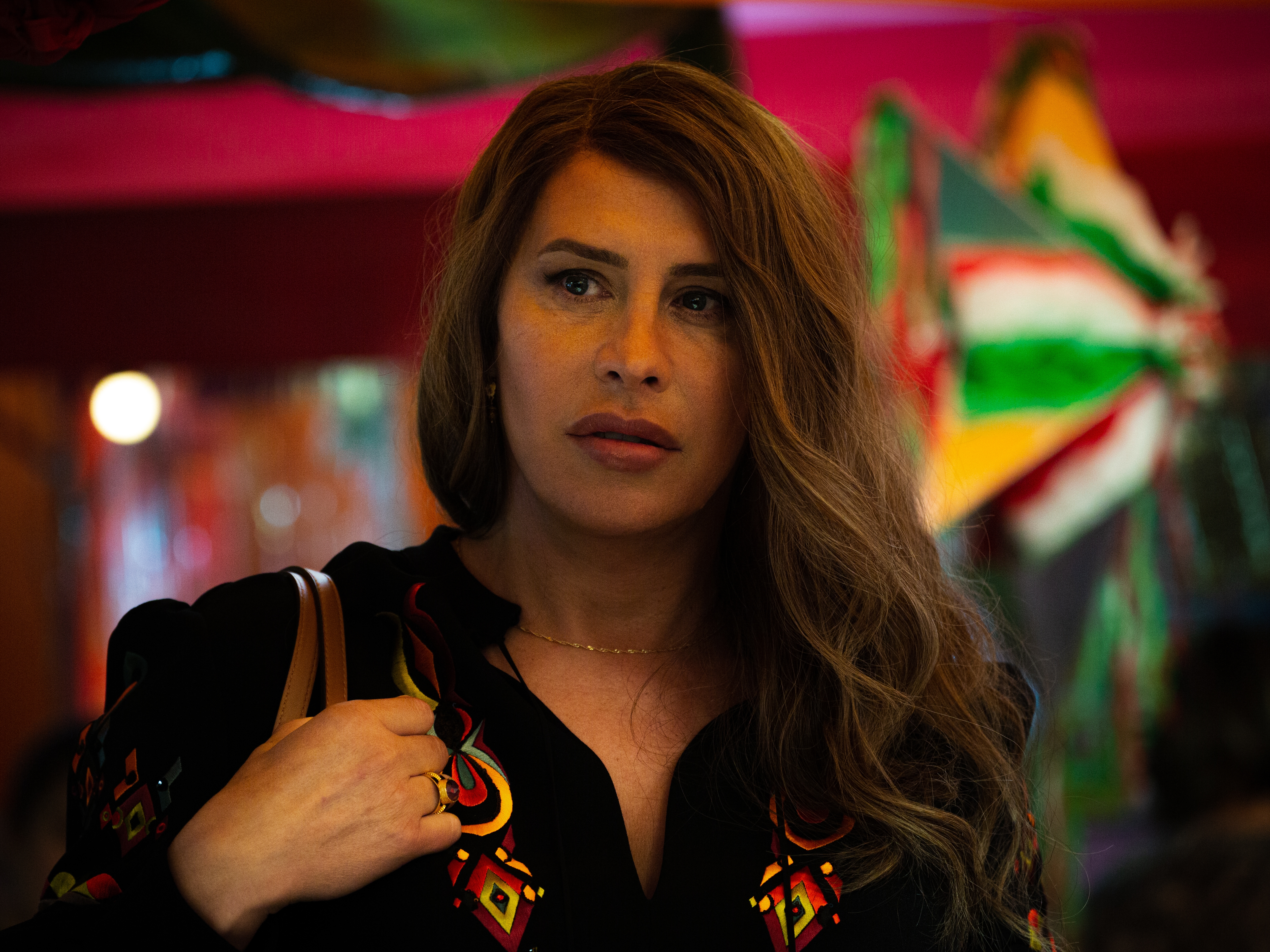 caption: Karla Sofía Gascón plays the title role in Jacques Audiard's film <em>Emilia Pérez.</em>