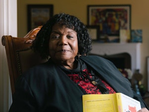 caption: Melba Pattillo Beals, 82, went on to receive a master's degree from Columbia University and a doctoral degree at the University of San Francisco.