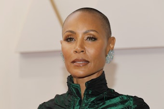 caption: HOLLYWOOD, CALIFORNIA - MARCH 27: Jada Pinkett Smith attends the 94th Annual Academy Awards at Hollywood and Highland on March 27, 2022 in Hollywood, California. (Photo by Mike Coppola/Getty Images)