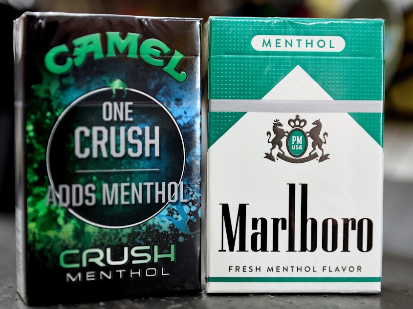 caption: Menthol cigarettes are popular among Black and Latino smokers, and a Biden administration official cited civil rights as a reason the ban is being dropped.