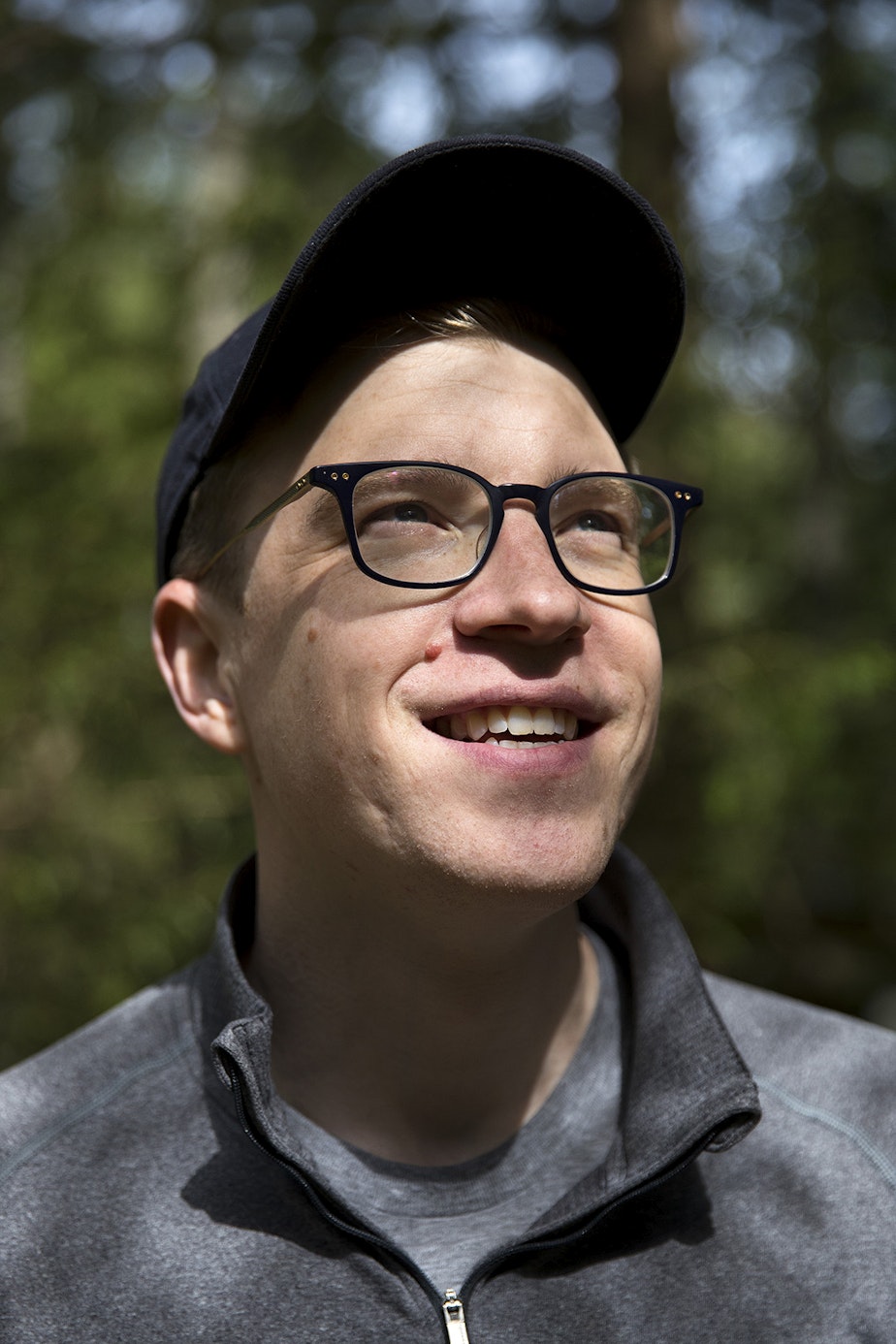 caption: Salt & Straw co-founder and head ice cream maker, Tyler Malek, poses for a portrait on Monday, April 15, 2019, along the Tiger Mountain Trail in Issaquah. 