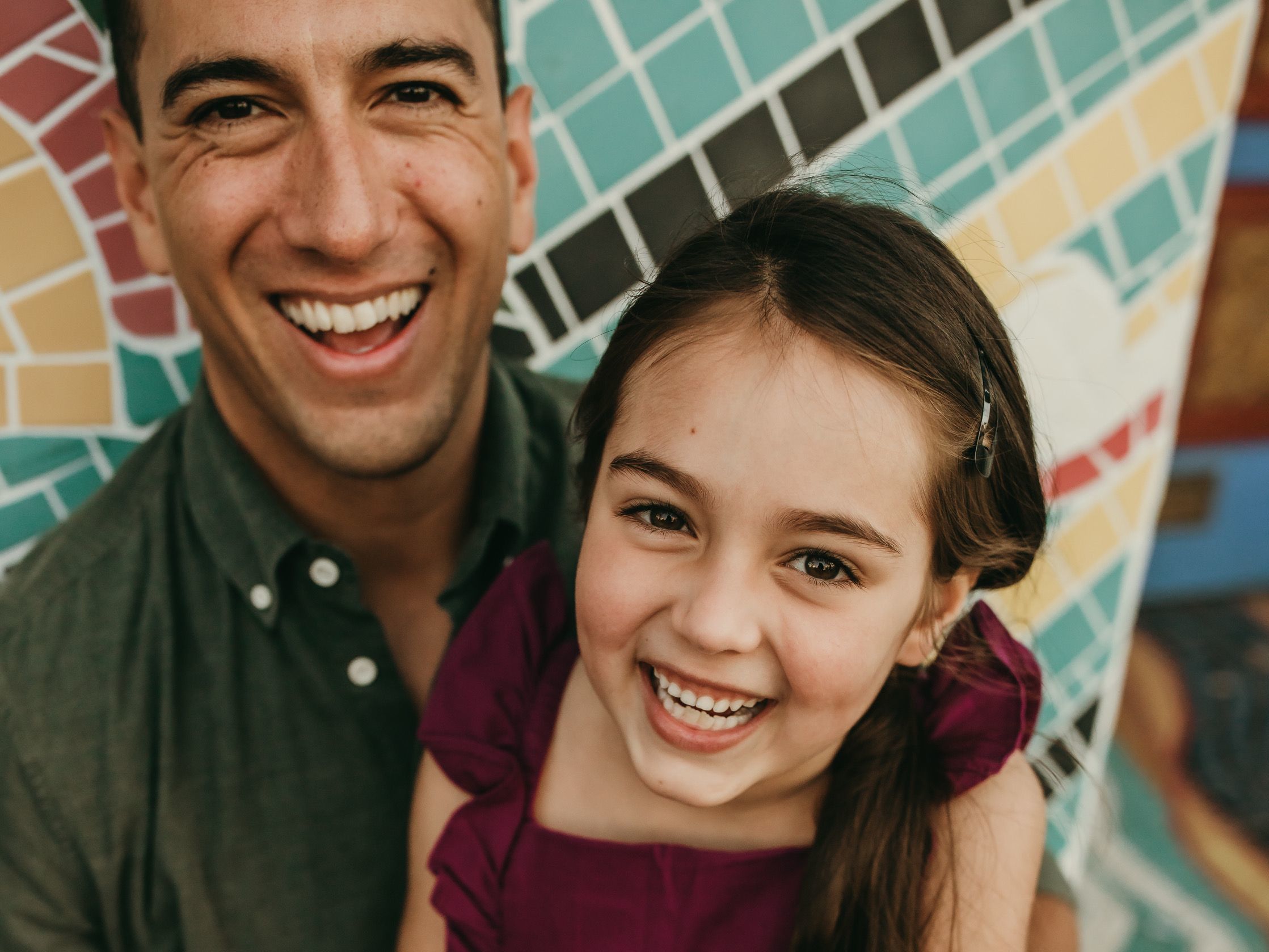 caption: Jamil Zaki and his daughter, Alma, today.