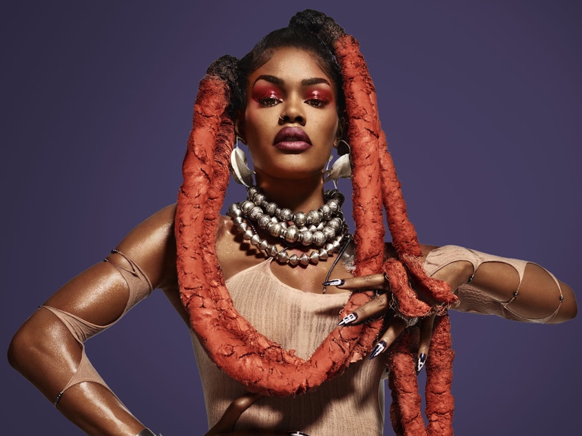 caption: Teyana Taylor's third musical project, simply titled <em>The Album</em>, is a sprawling work of 23 tracks that sends a clear message: She's done compromising her creative vision.