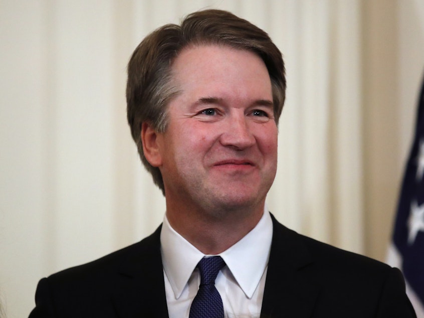 caption: Judge Brett Kavanaugh's wife and children have tested negative for COVID-19, according to a statement from the Supreme Court.