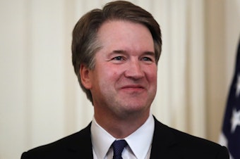caption: Judge Brett Kavanaugh's wife and children have tested negative for COVID-19, according to a statement from the Supreme Court.