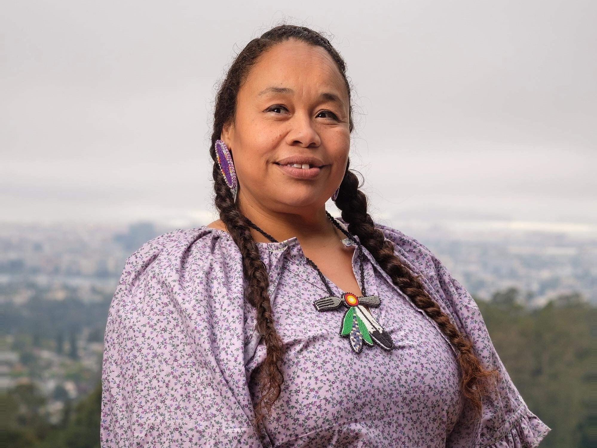 caption: Crystal Wahpepah researched the origins of various Native American foods as a part of opening her new restaurant, Wahpepah's Kitchen.