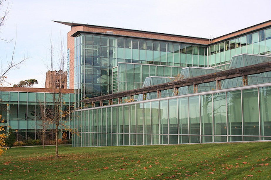 caption: University of Washington School of Law building.
