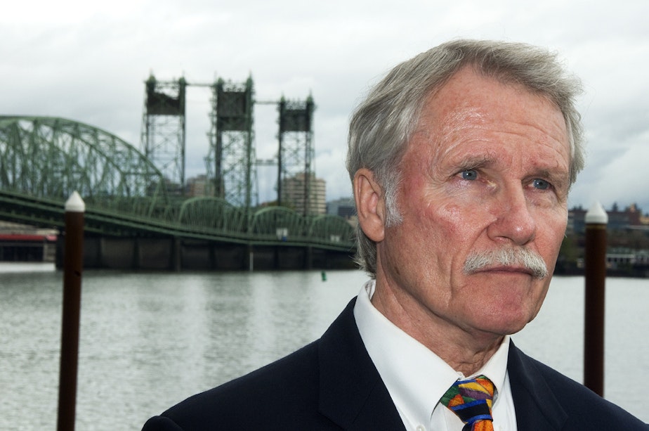 caption: Oregon Governor John Kitzhaber announced his resignation on Friday, Feb. 13, in light of controversies involving his fiancee.