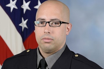 caption: George Gonzalez, an officer with the Pentagon Force Protection Agency, died in the line of duty on Tuesday following a violent attack, officials said.