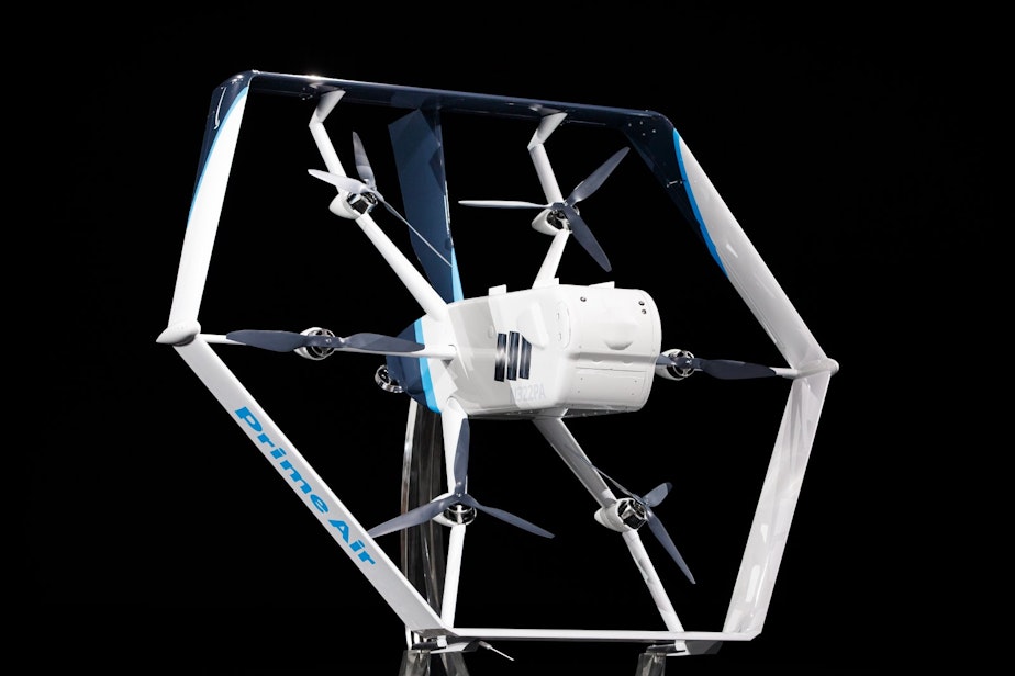 caption: Amazon's MK27 drone
