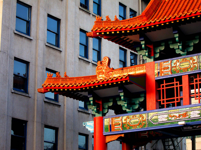 caption: Seattle's Chinatown-International District