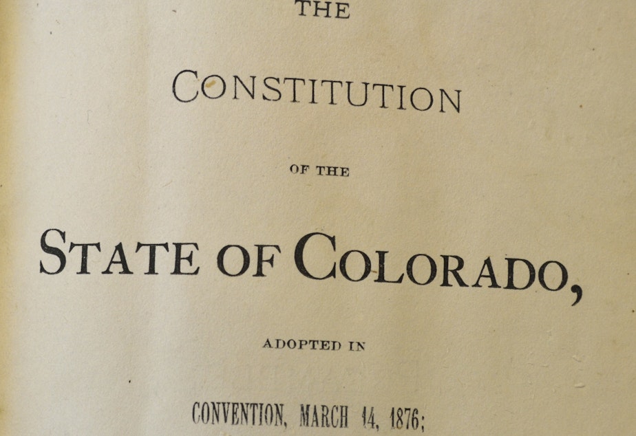 caption: Article II, Section 26 of Colorado's Constitution has closely mirrored the U.S. Constitution's 13th Amendment, which states in part: "Neither slavery nor involuntary servitude, except as a punishment for crime ... shall exist in the United States ..."