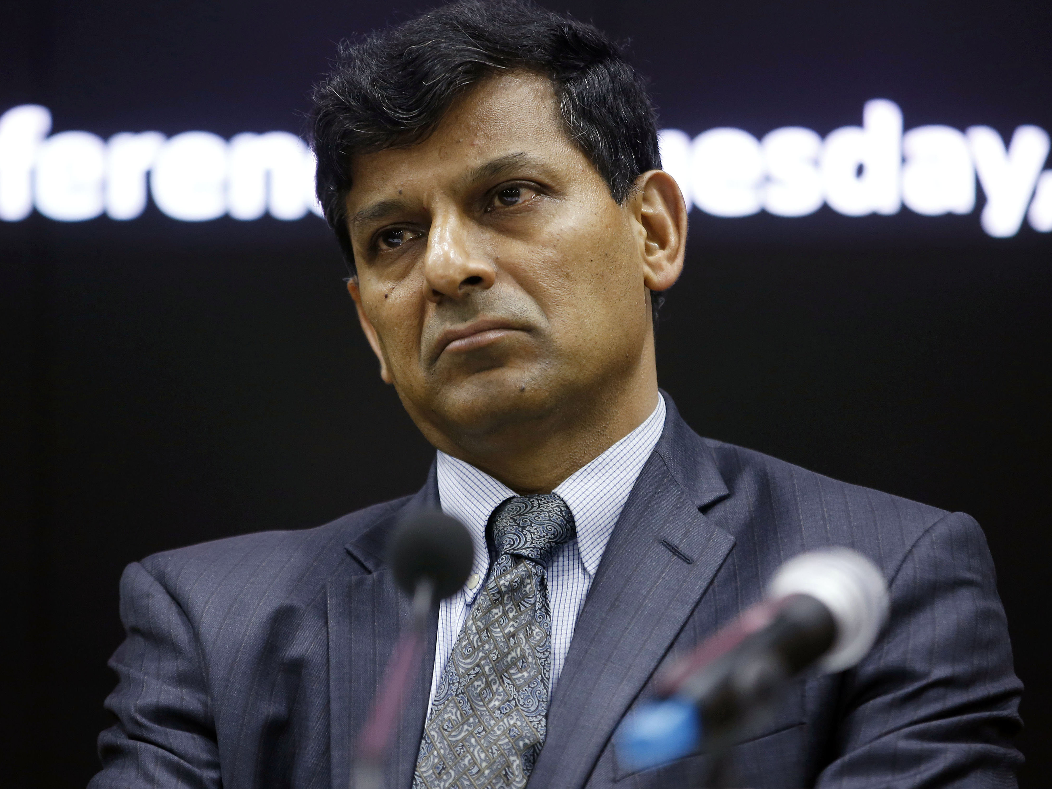 caption: Raghuram Rajan, former governor of the Reserve Bank of India and author of "The Third Pillar: How Markets And The State Leave The Community Behind"