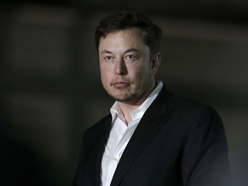 caption: The U.S. Securities and Exchange Commission filed a lawsuit Thursday against Tesla CEO Elon Musk accusing him of securities fraud.