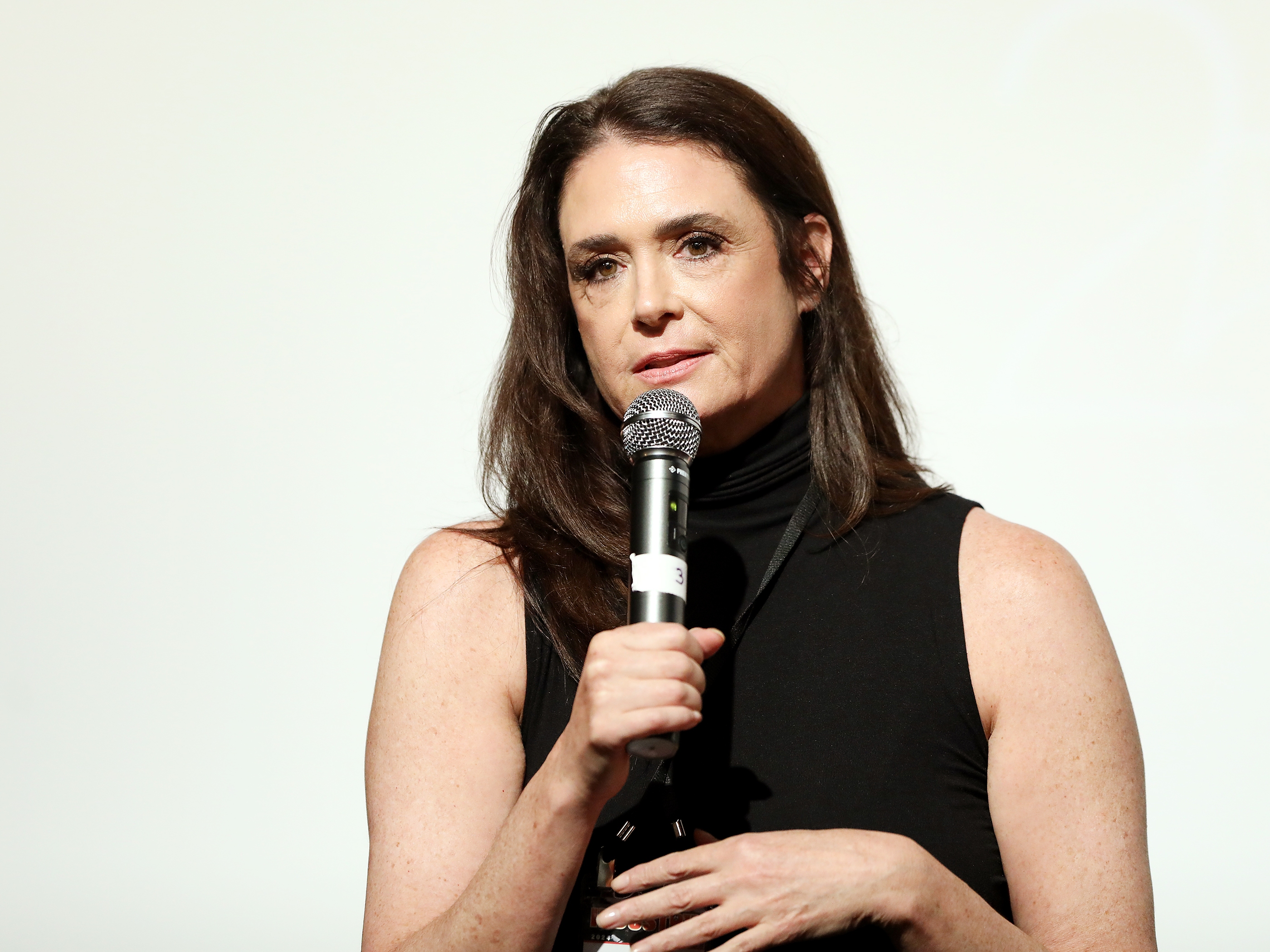 caption: Former model Stacey Williams at Woodstock Film Festival - 'Beyond The Gaze: Jule Campbell’s Swimsuit Issue' World Premiere At The Woodstock Playhouse.