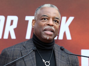 caption: Actor LeVar Burton, attending an event in Hollywood in Jan. 2020.