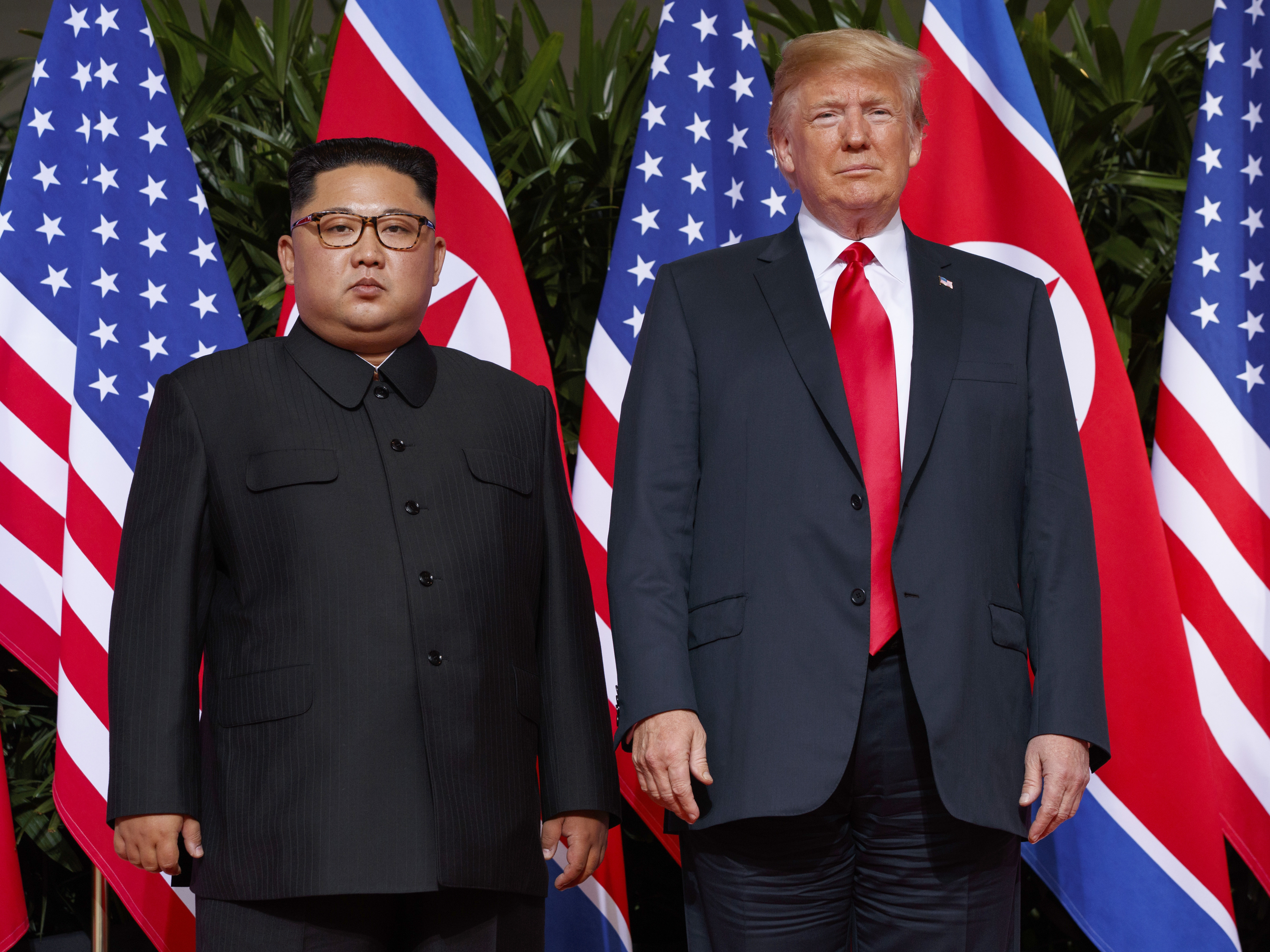 caption: President Trump and North Korean leader Kim Jong Un signed a declaration in June, but the vague language may be hampering further negotiations.