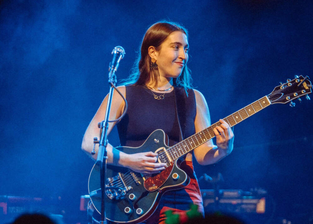 caption: Alisa Amador performing in Boston in 2023. (Courtesy Brent Goldman)