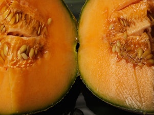 caption: Malichita and Rudy brand cantaloupes, which may show up in some pre-cut mixes, are believed to be behind a growing outbreak of salmonella infections across the U.S. and Canada.