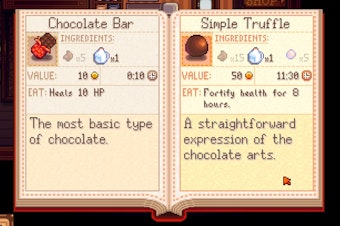 caption: Gamers can practice their chocolate-making arts in <em>Haunted Chocolatier.</em>