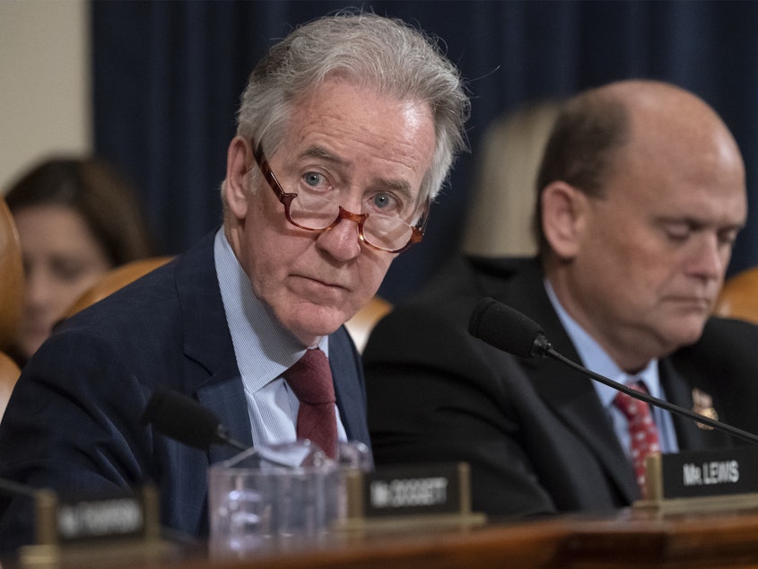 caption: House Ways and Means Committee Chairman Richard Neal, D-Mass., is pointing to a provision in the U.S. tax code as his authority for requesting the president's personal and business tax records.