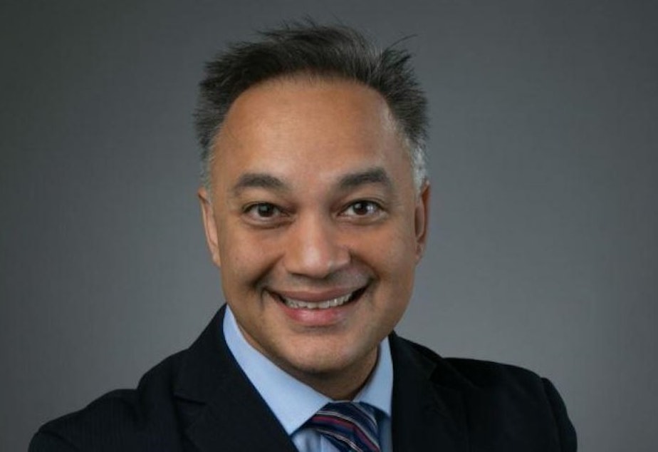 caption: Gov. Jay Inslee has appointed Dr. Umair A. Shah as the next Secretary of Health. Shah is currently the director of public health in Harris County (Houston), Texas. He will replace outgoing Sec. John Wiesman.