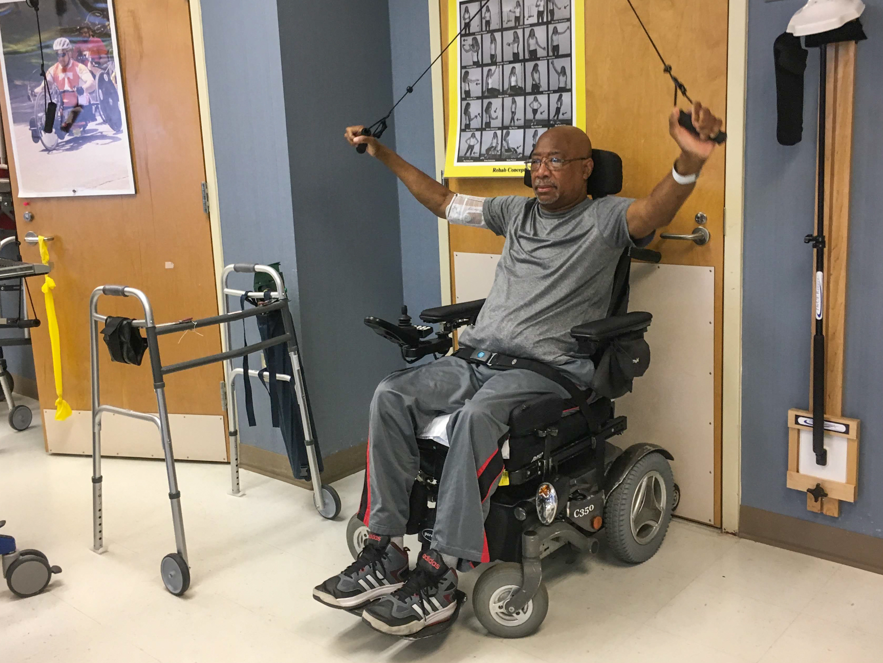 caption: About two years ago, Alphonso Evans went to the hospital for what he thought was just another bladder infection and ended up in intensive care. In an effort to combat antibiotic-resistant superbugs, scientists have created "living antibiotics" made of viruses that have been genetically modified using the gene-editing tool CRISPR.