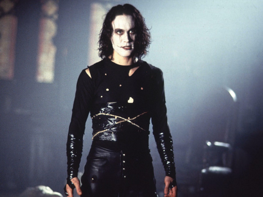 caption: Actor Brandon Lee died at age 28 while filming <em>The Crow</em> in 1993.