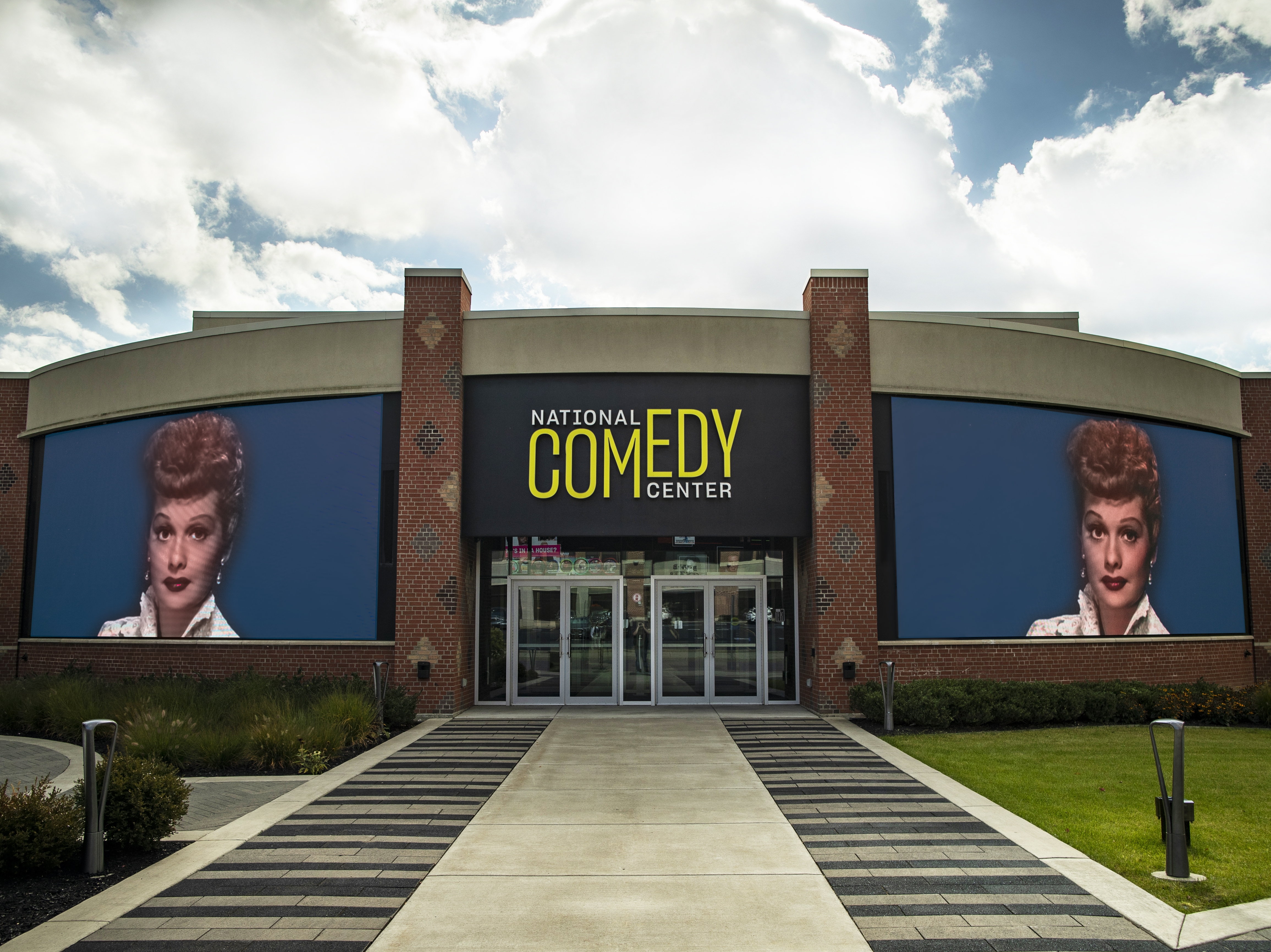 caption: Acts range from family-friendly slapstick to edgy stand-up at the four-day comedy festival put on by The National Comedy Center in Jamestown, N.Y. — that's the birthplace of <em>I Love Lucy </em>star Lucille Ball, who was born Aug. 6, 1911.