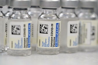 caption: The Johnson & Johnson COVID-19 vaccine was effective against the delta variant in a small study, the company announced Thursday.