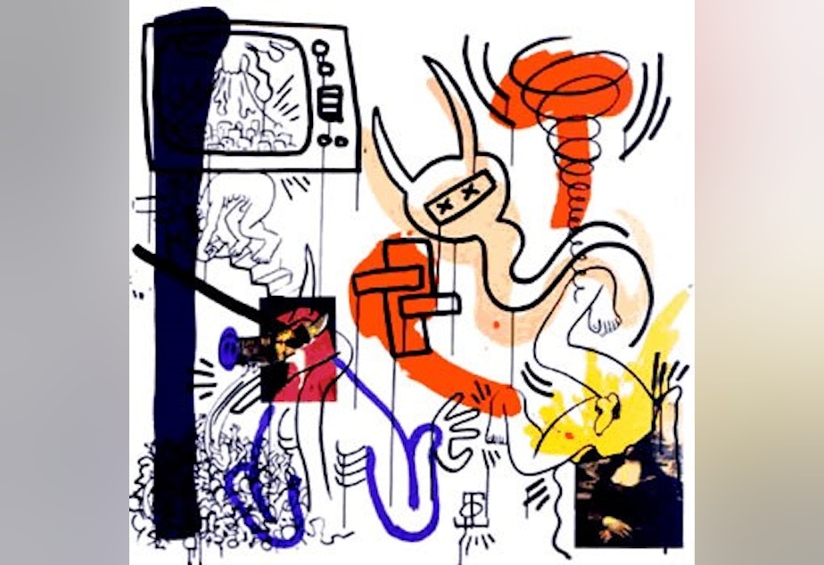 caption: From the series "Apocalypse," by Keith Haring