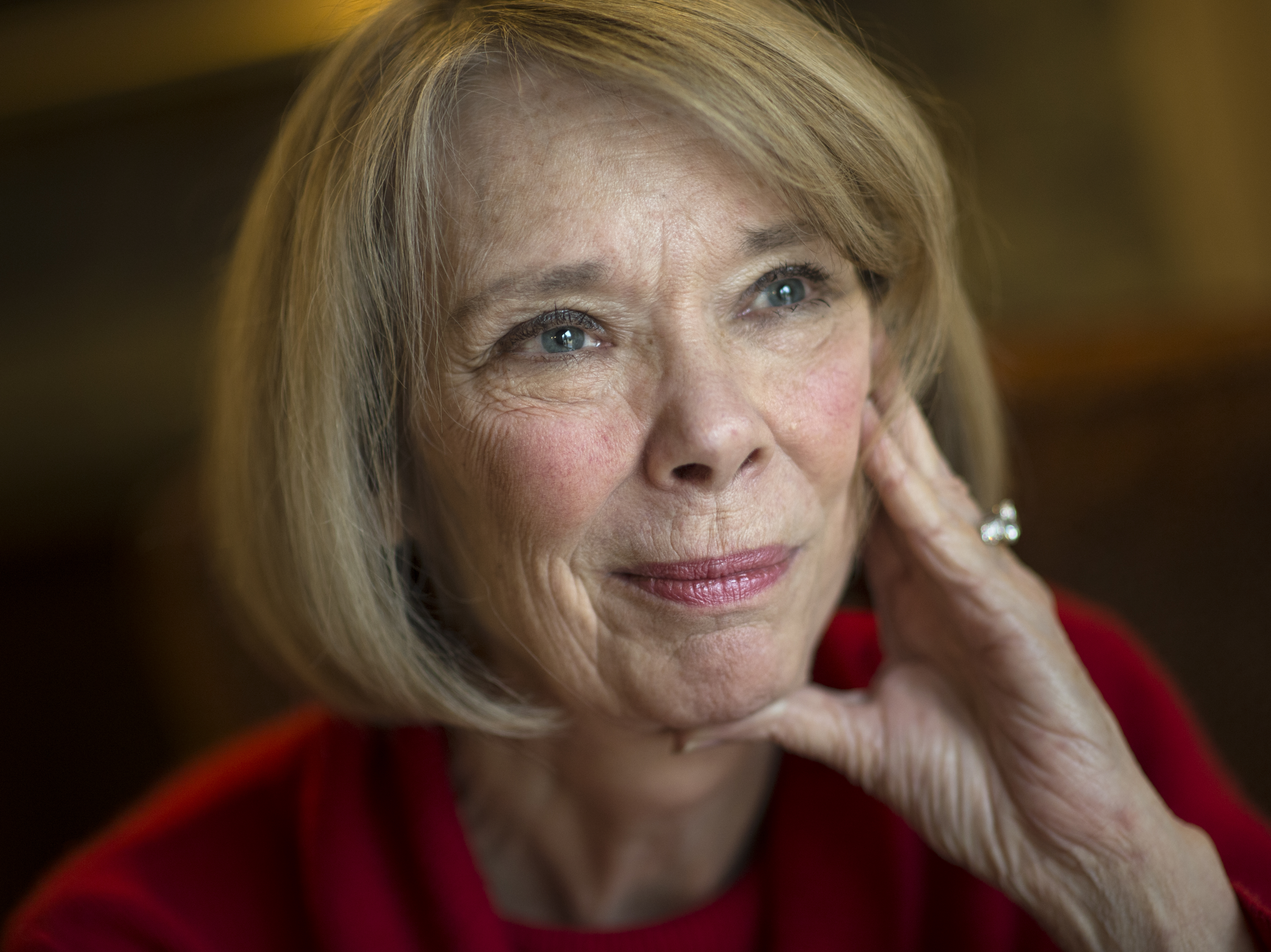 caption: Sandra "Sandy" Grimes, who worked at the CIA from the late 1960s, at home in Great Falls, Va. As one of the investigators in Operation Playactor, Grimes created a chronology that was instrumental in identifying Ames as a spy.