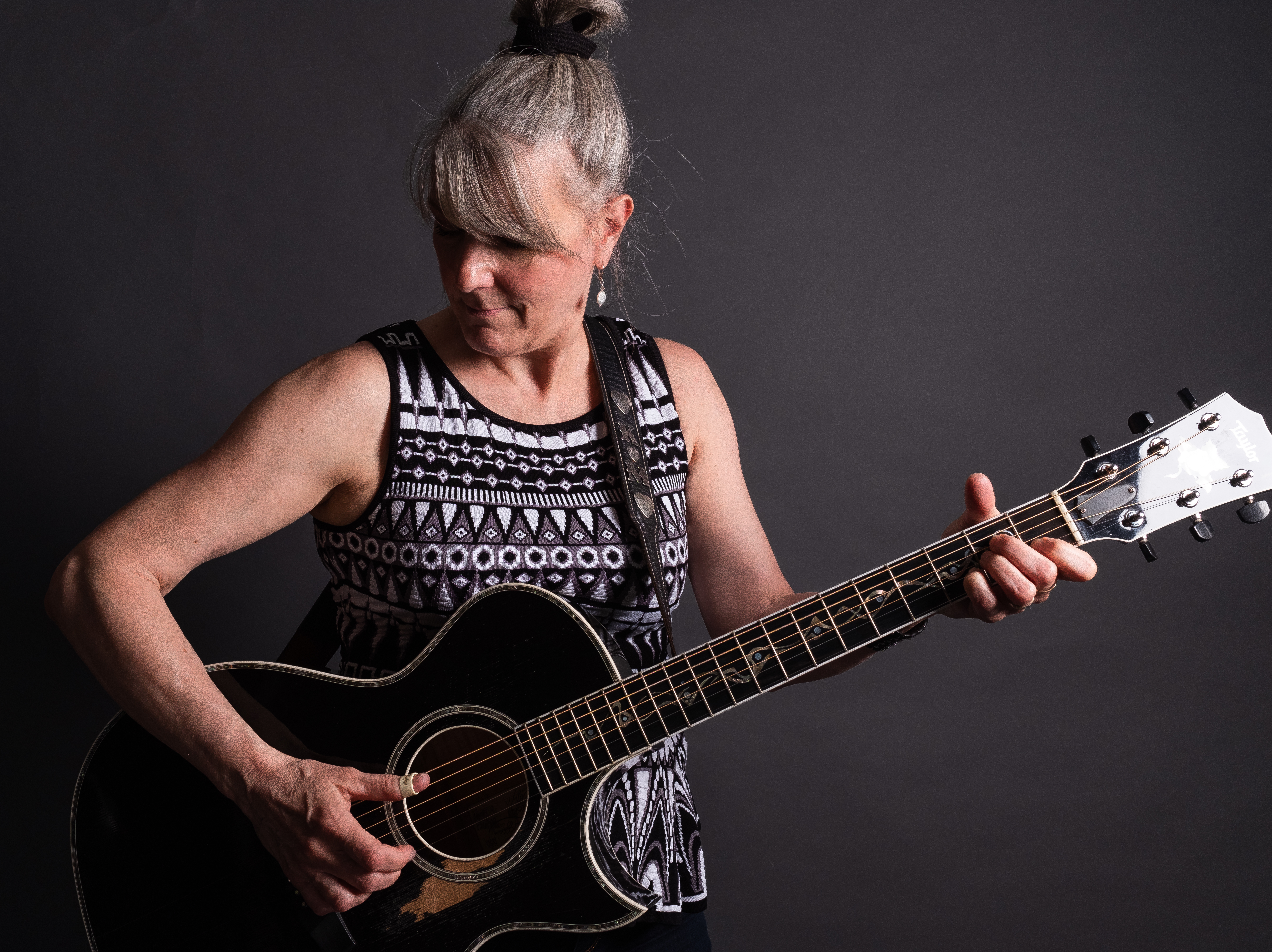 caption: Kathy Mattea plays live in NPR Studios.