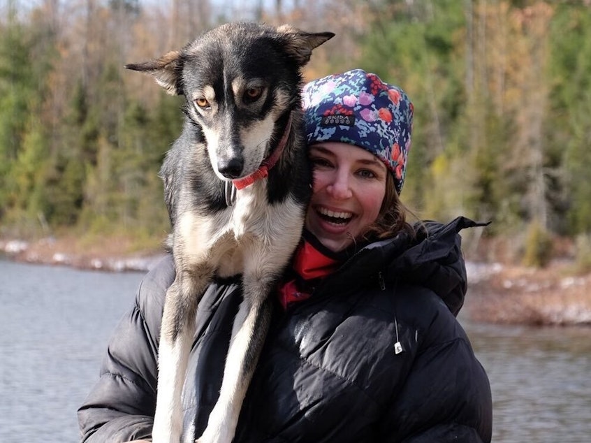 caption: Rookie musher Blair Braverman and her dogs will compete in the Iditarod Trail Sled Dog Race, traveling more than 900 miles across Alaska from Anchorage to Nome and facing subzero temperatures and challenging trails.
