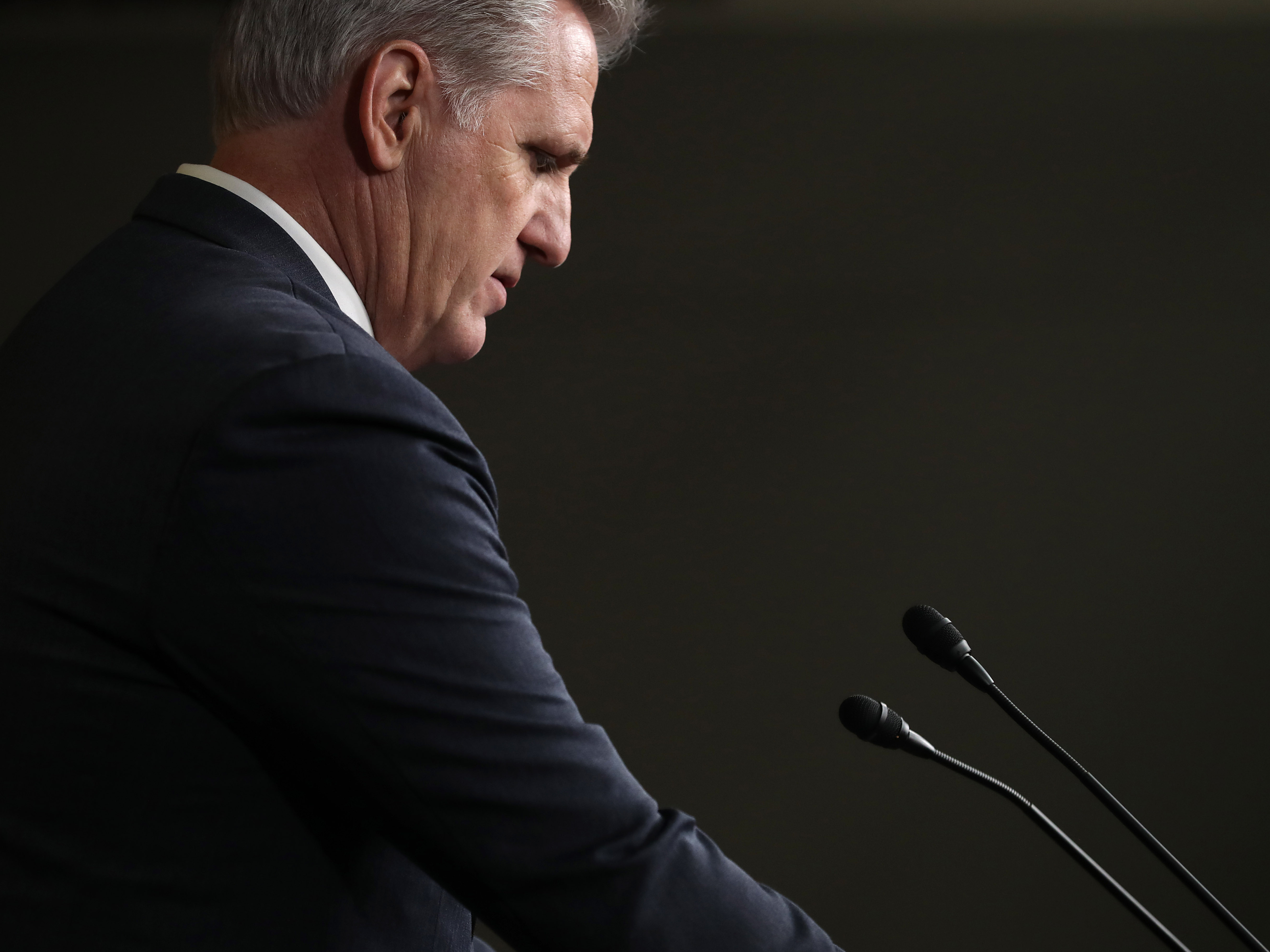 caption: California Republican Rep. Kevin McCarthy was nominated by House Republicans to serve as the next House speaker, but he's struggling to lock down enough votes to win the election by the full House of Representatives on Tuesday.