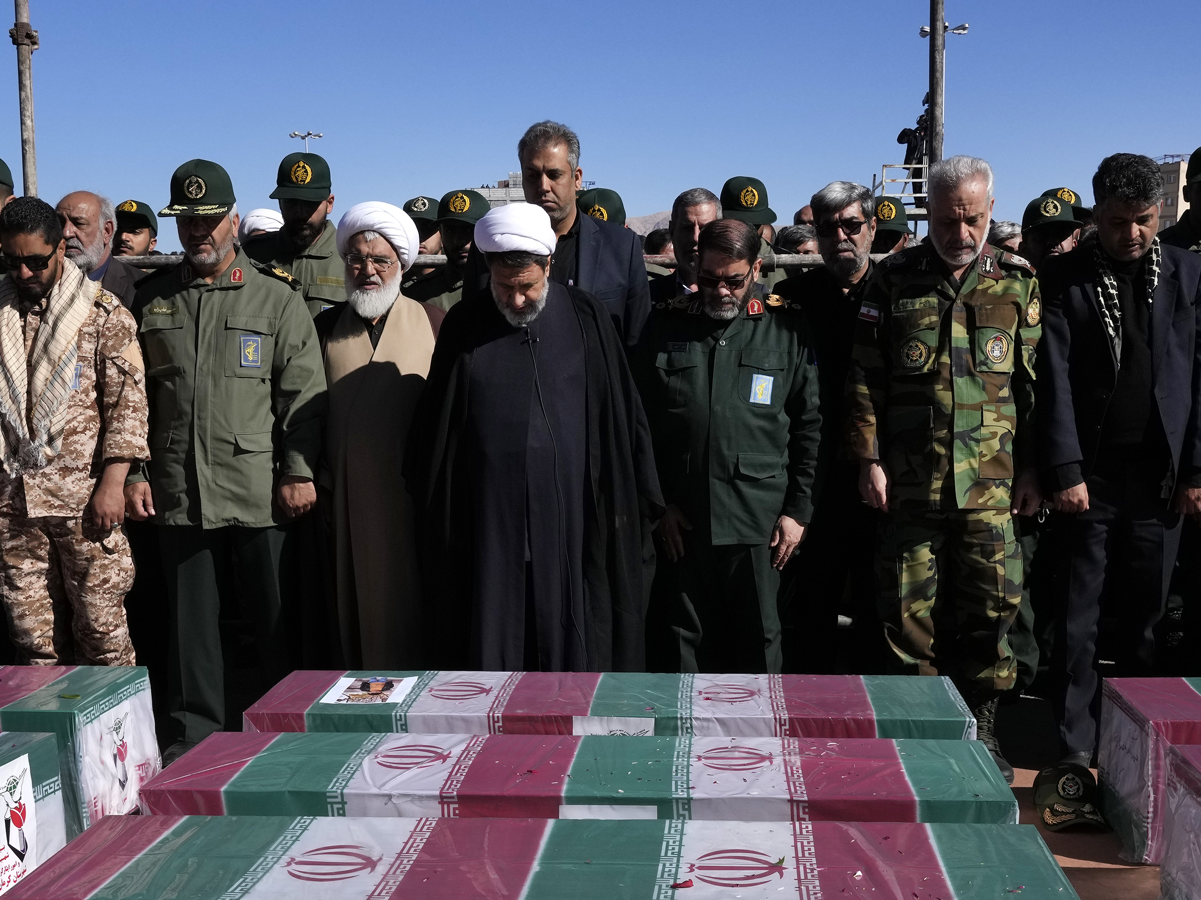 caption: ISIS-K claimed responsibility for an attack on the city of Kerman, Iran, southeast of the capital Tehran in 2024 that killed more than 90 people.