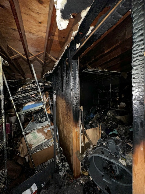 caption: A fire in the basement of the Seattle Betsuin Buddhist Temple destroyed irreplaceable historical documents. 