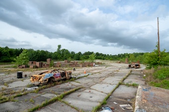 caption: The former Chattahoochee Brick Company in Atlanta used forced convict labor to churn out hundreds of thousands of bricks a day at the turn of the 20th century. Racial justice advocates want to turn the site into a memorial.