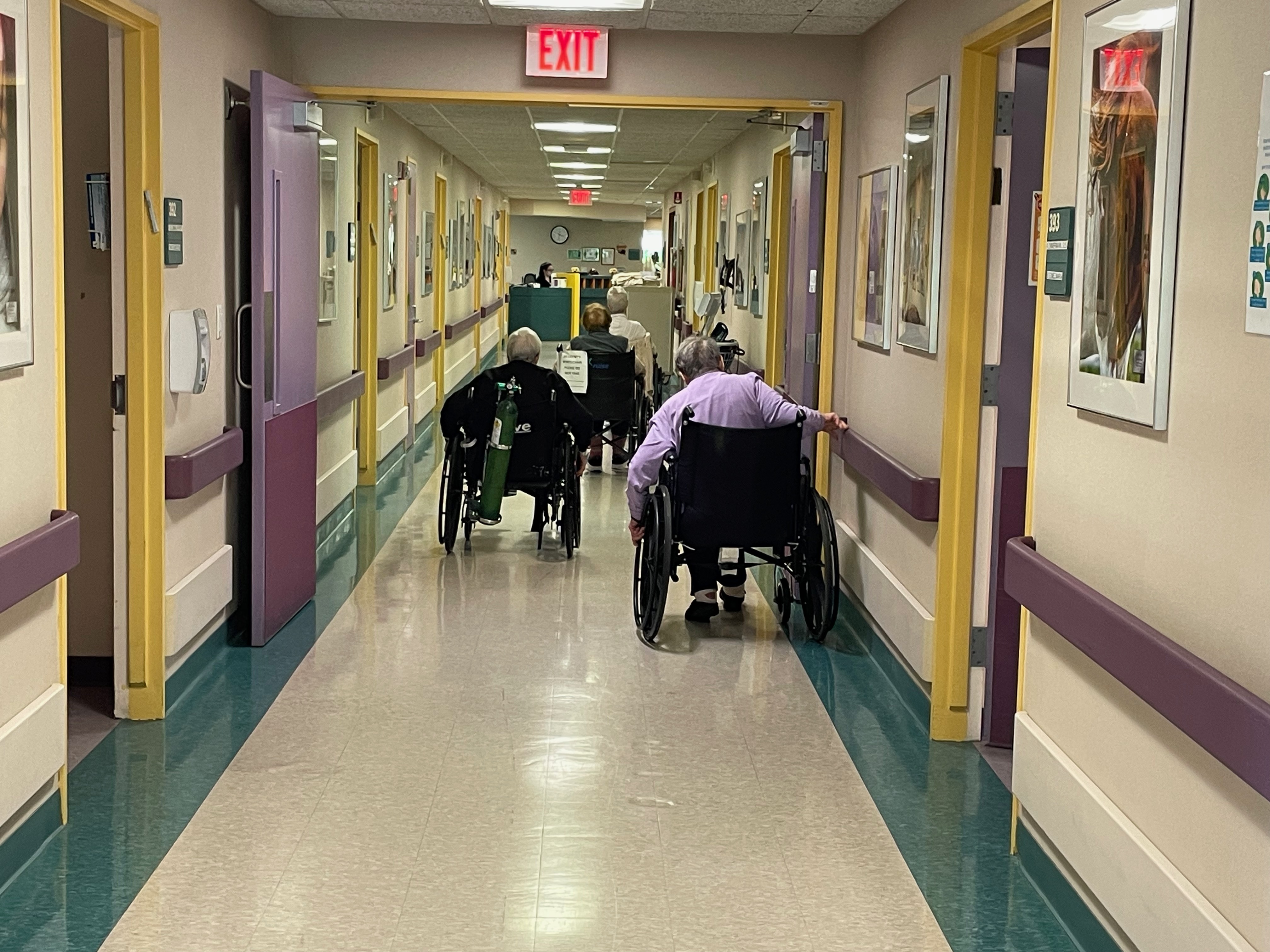 caption: The Biden administration set a new minimum standard for nursing home staffing, but the nursing home industry is suing to try to stop the rule from taking effect.