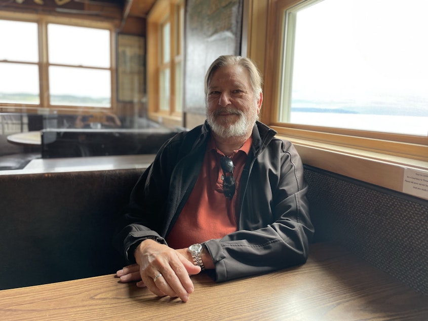 caption: John Rodriguey has owned Toby's Tavern in Coupeville for over 30 years. 