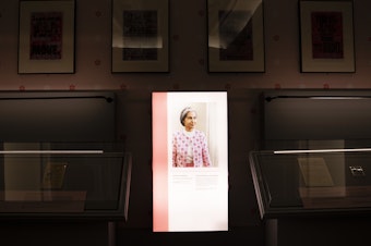 caption: "Rosa Parks: In Her Own Words" opened on Dec. 5 in Washington, D.C.