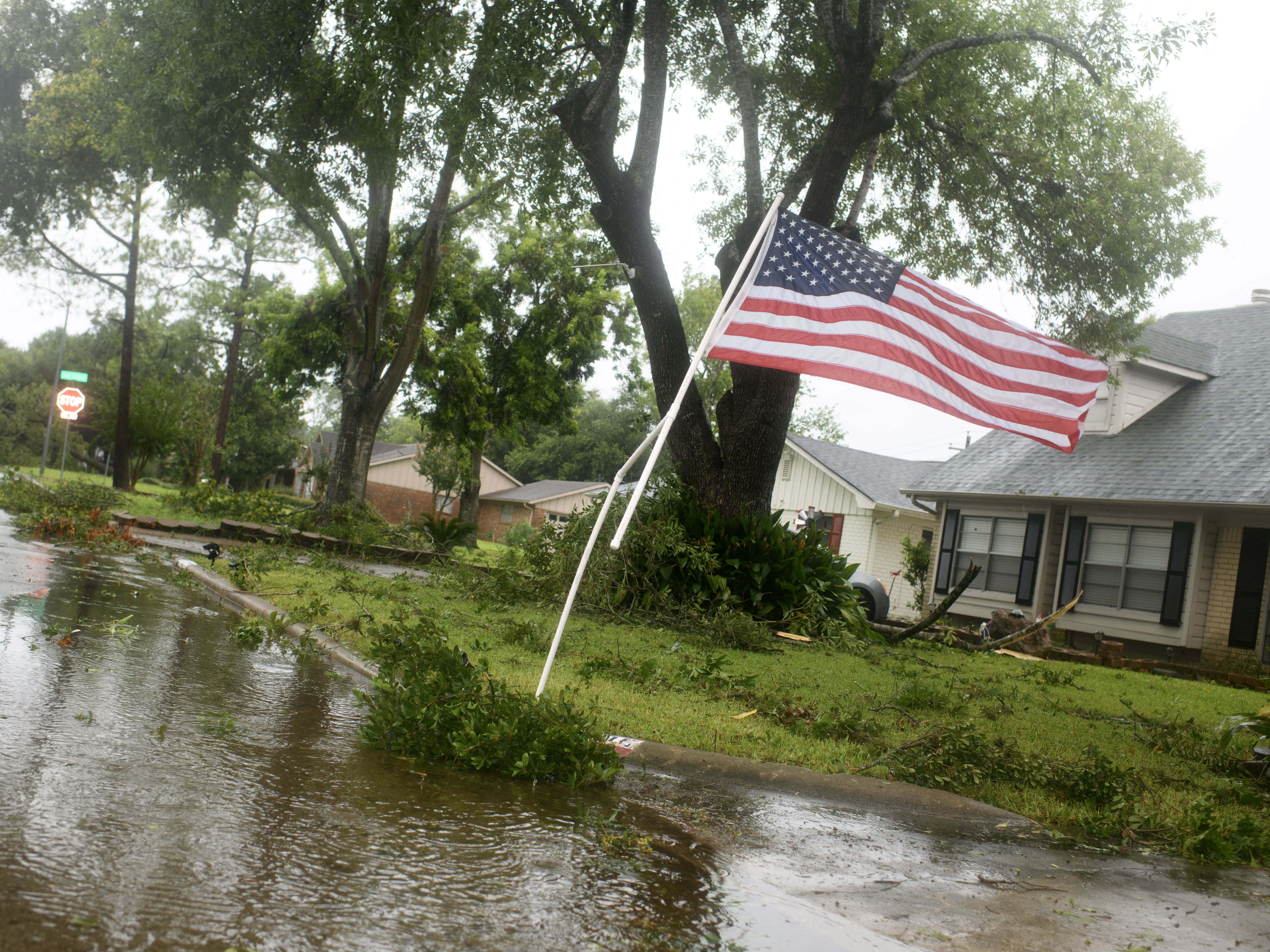 caption: Beryl, which is now a tropical storm, is forecast to move north, and then northeast, as it brings torrential rain to inland Texas and neighboring states.
