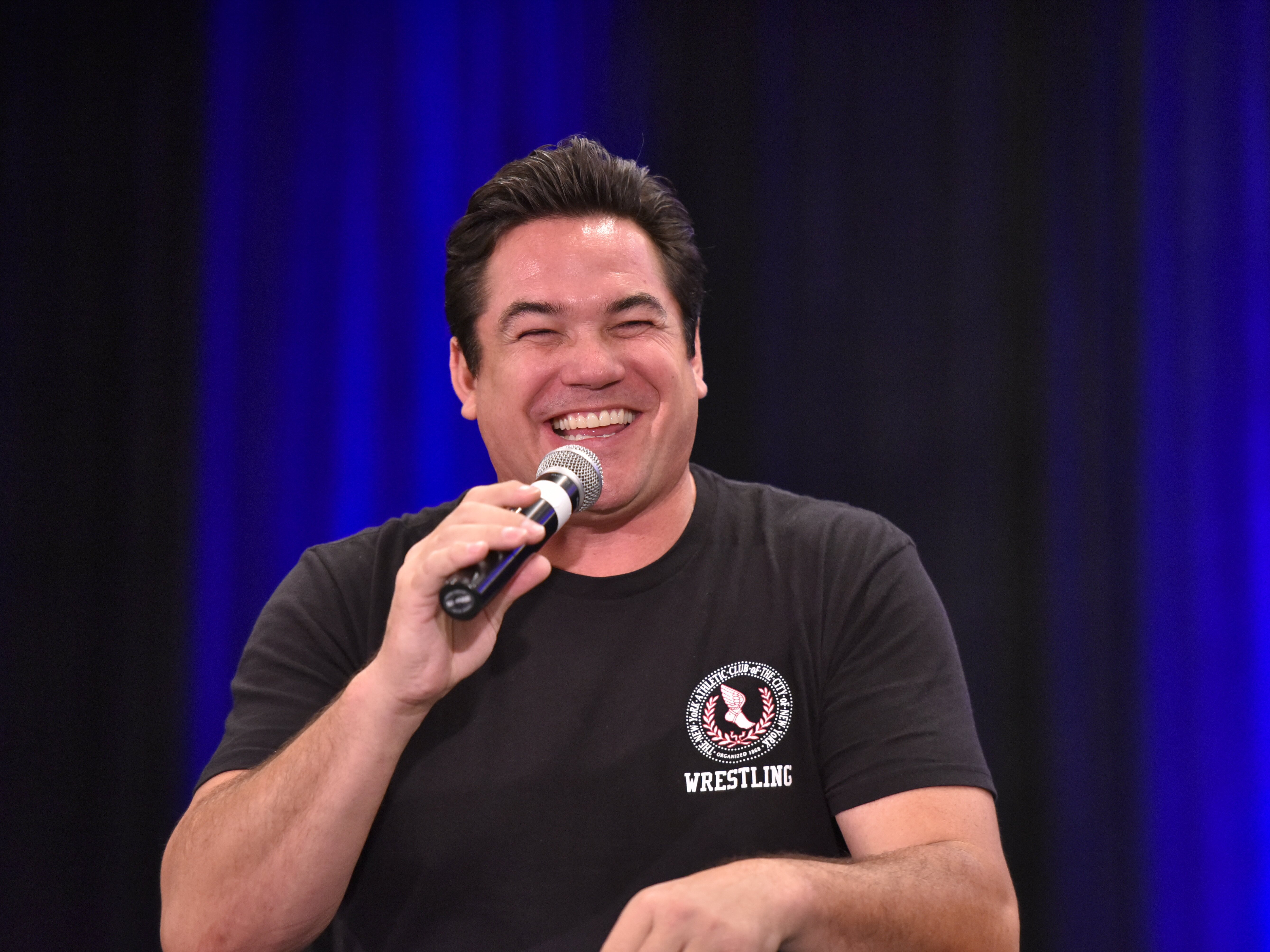 caption: Dean Cain at a convention in Chicago. The actor shared an Instagram post on Wednesday about his plan to join ICE and urged his followers to join too.