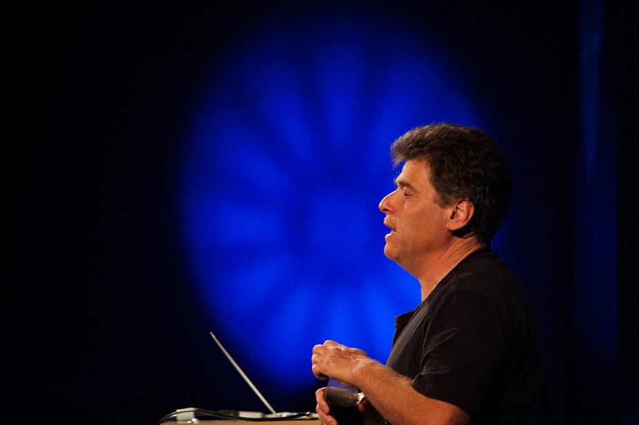 caption: Author Andrew Keen.