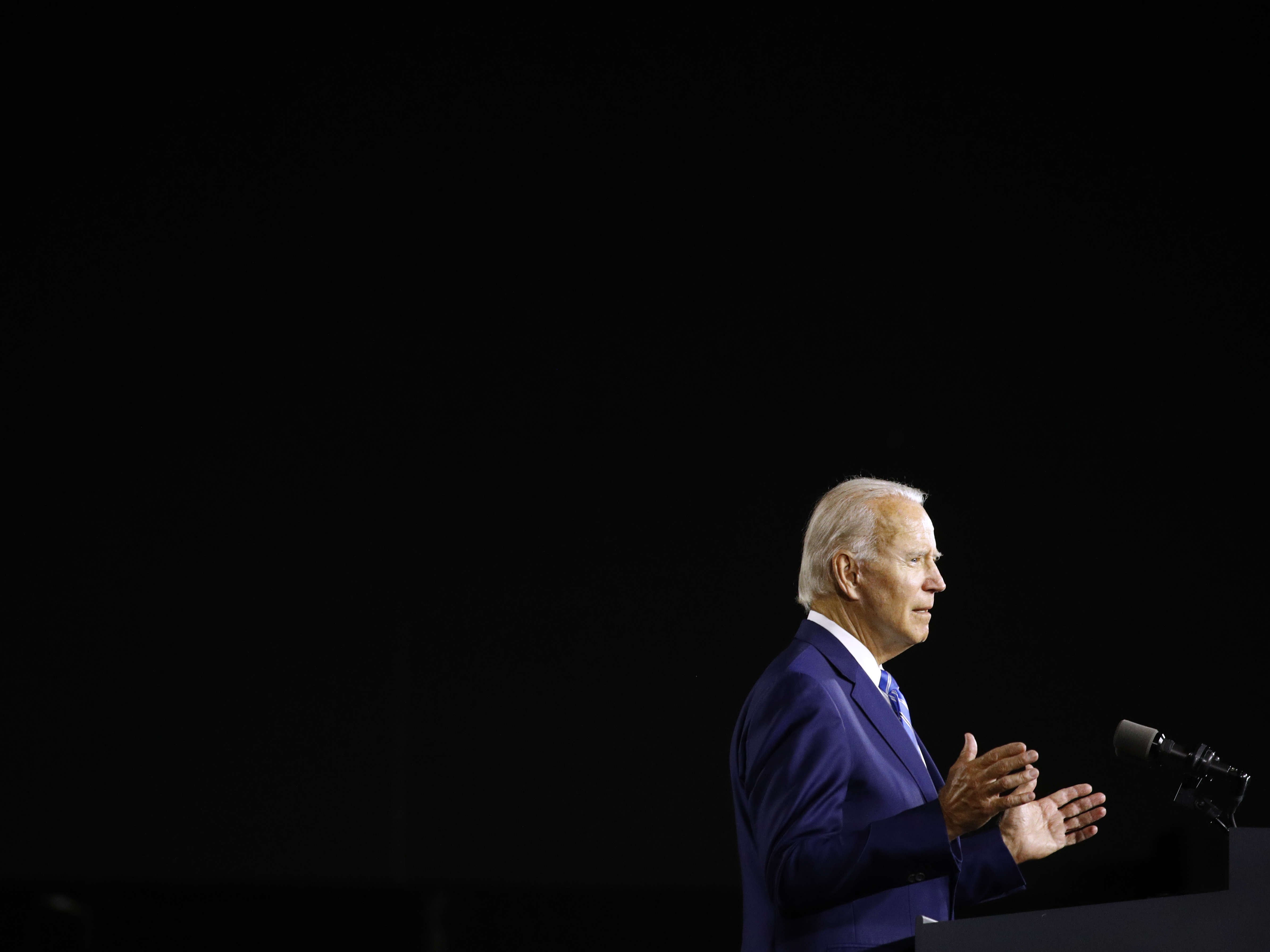 caption: Former Vice President Joe Biden's plan is coming as the country faces an unprecedented child care crisis, amid the coronavirus pandemic.