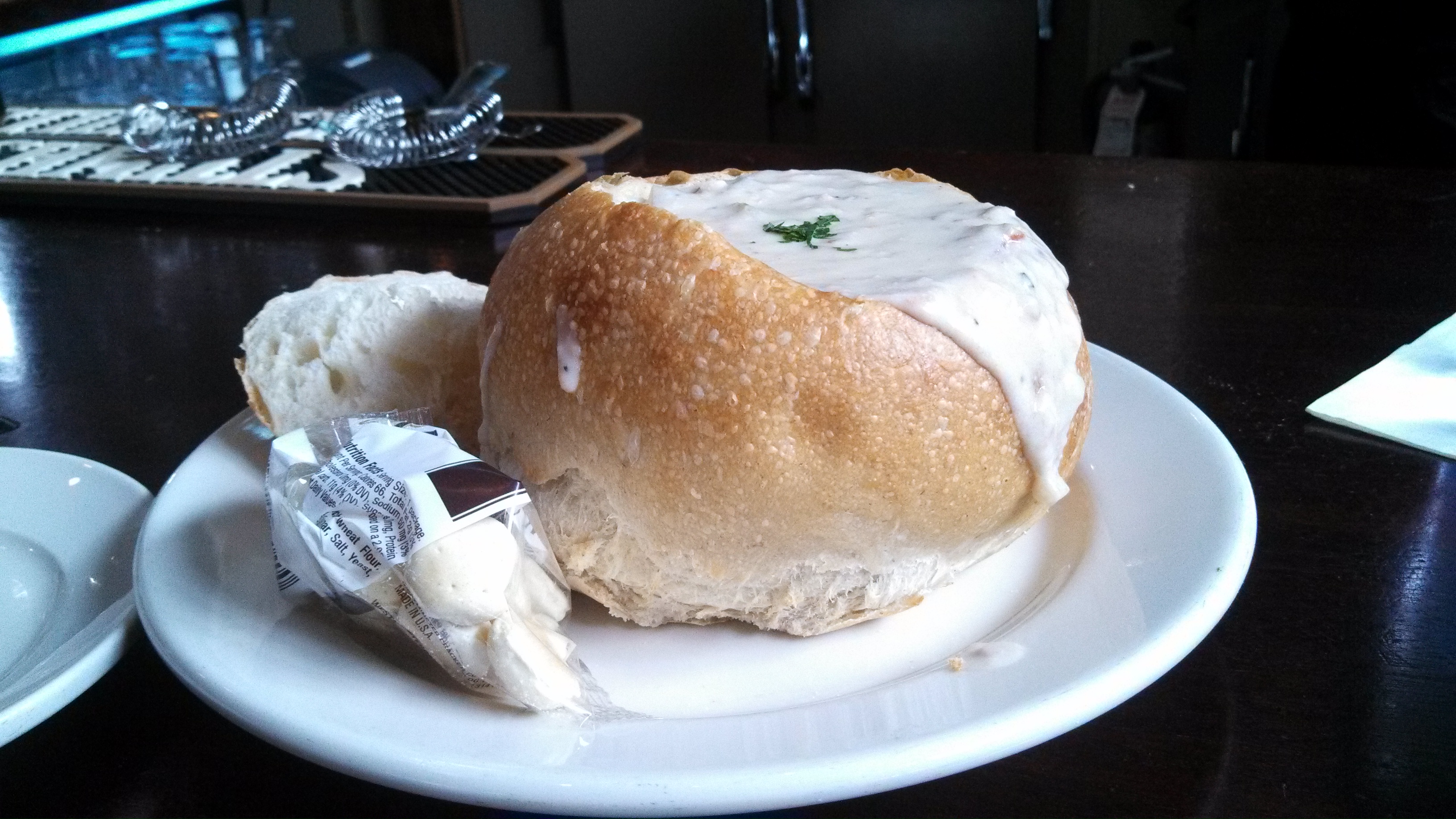 caption: Now imagine this poured over french fries, and you have "Chowder Fries." 