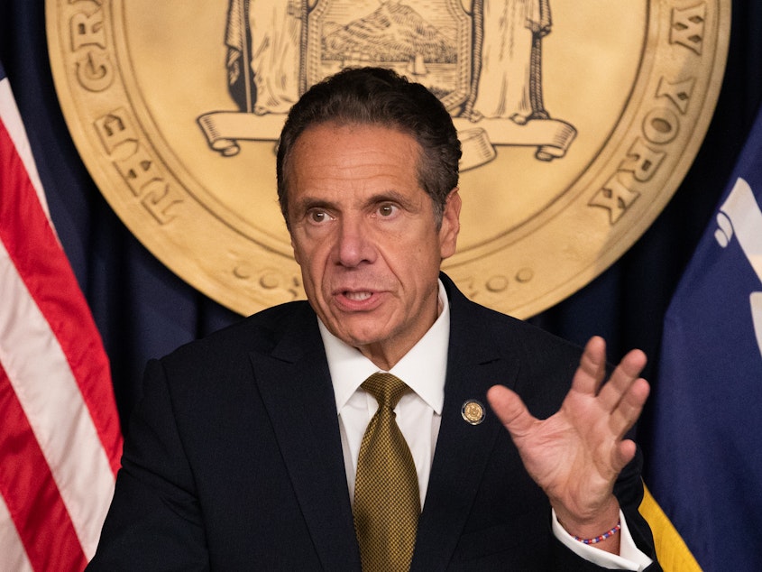 caption: Andrew Cuomo's lawyers on Friday accused the state attorney general's office of conducting the investigation "in manner to support a predetermined narrative."