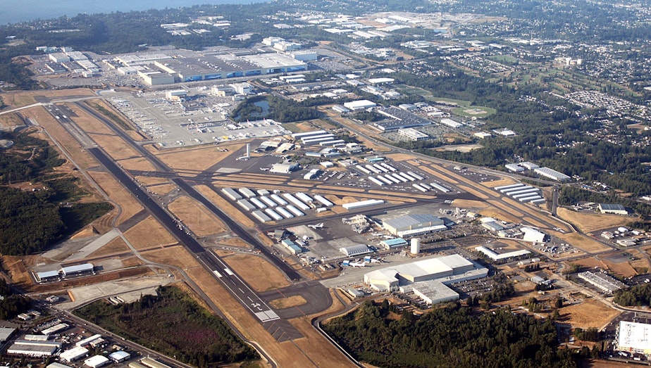 caption: File photo of Paine Field from August 2009.
