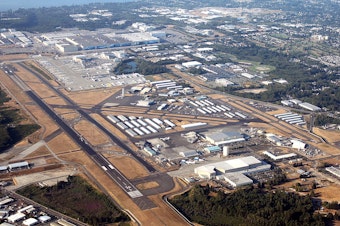 caption: File photo of Paine Field from August 2009.